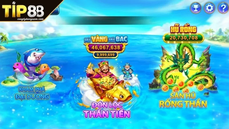 Bắn Cá TIP88 Cơ Hội Vàng Cho Các Tay Săn Thủy Quái Bắn cá TIP88 tỷ phú đại dương
